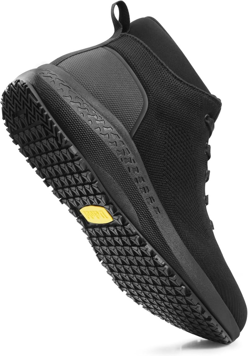 AEHAO Store Men's Non Slip Work Boots Slip Resistant Chef Shoes for Food Service Kitchen Restaurant Working Ankle Boot Casual Outdoor Walking Booties Waterproof - Image 2